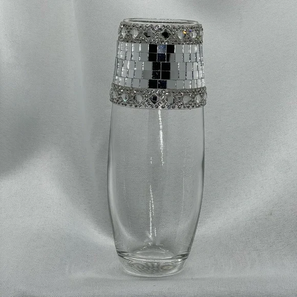Six piece mirrored vase set with rhinestones  (Set #2) *** HOST PICK *** - Picture 3 of 3